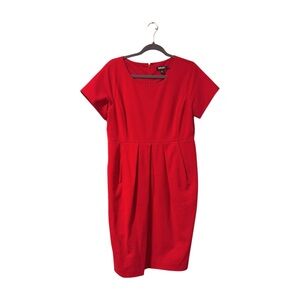 Elegant Red Dress DKNY